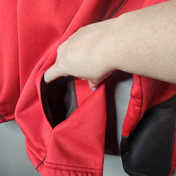 Texas Tech Pullover Men Large Red Black Under Armour Red Raiders 1/4 Quarter Zip - Picture 5 of 12